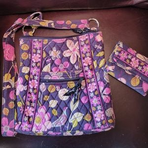 Vera Bradley Quilted crossbody and wallet